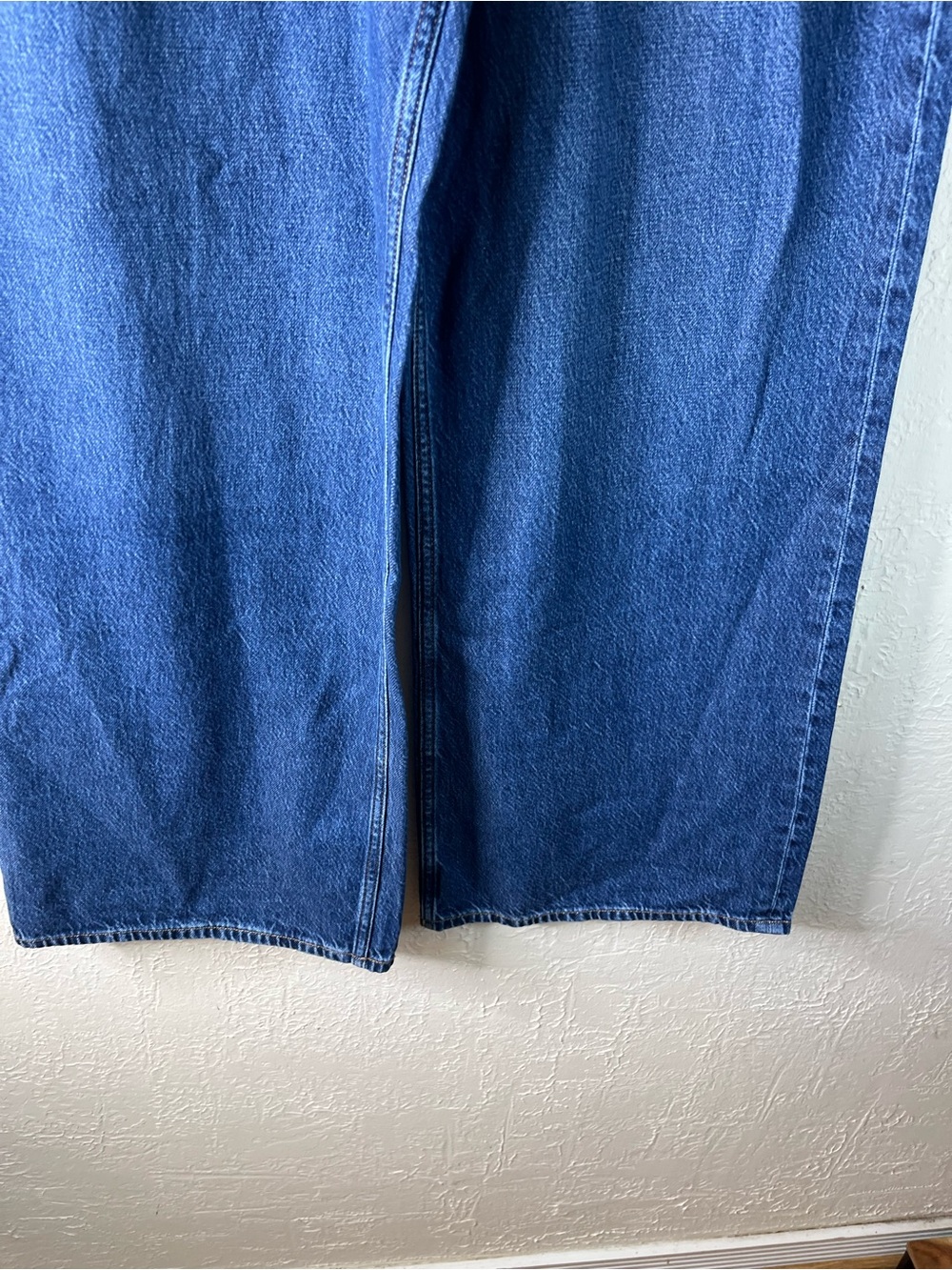 Abercrombie And Fitch Curve Love The Wide Leg High Rise in Blue - Picture 8 of 14